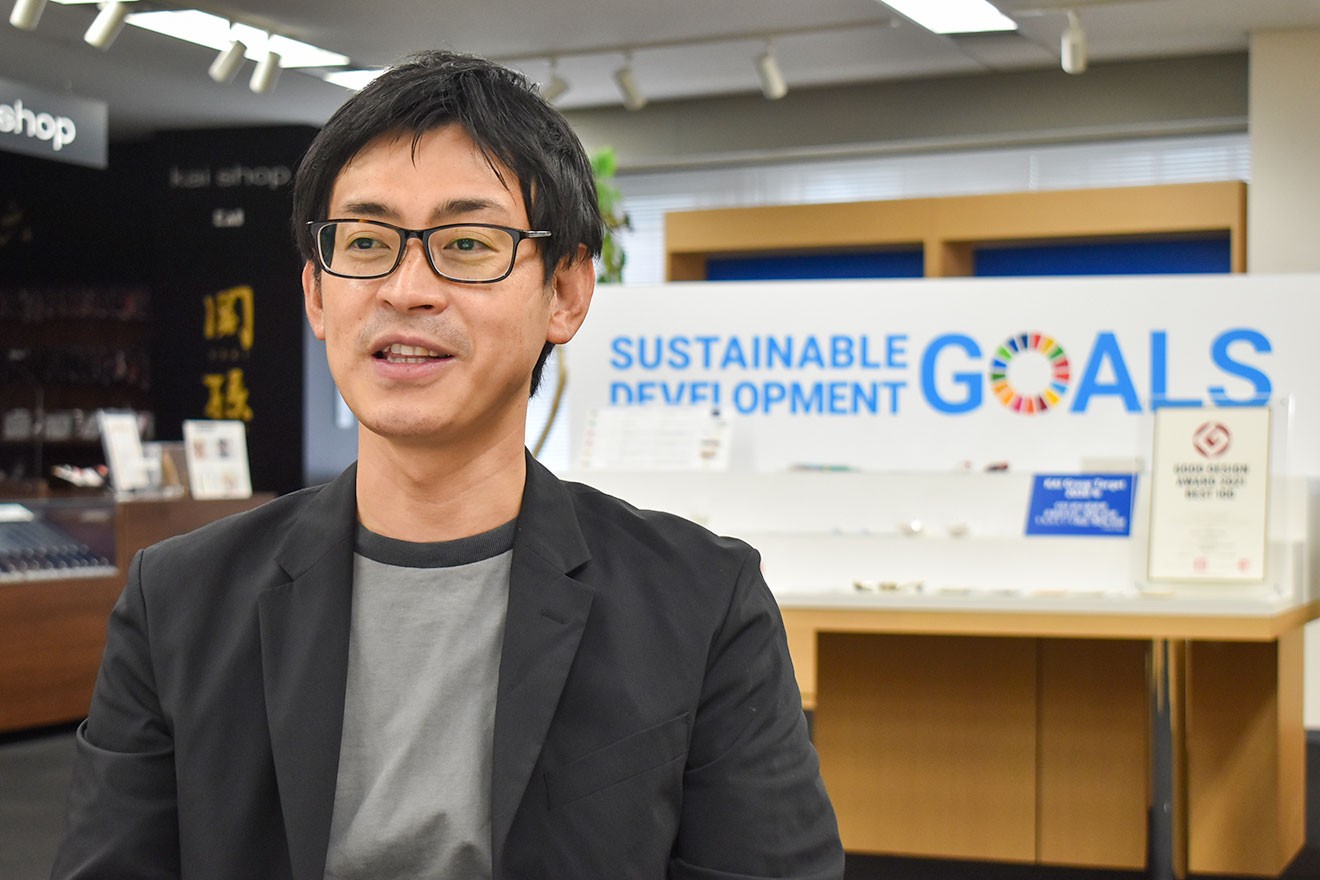 貝印の塩谷俊介さん