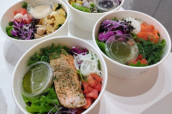 【希少品】スポード ★カンパニュラ★サラダボウル　6個 アクアポニックスのサラダボウル店、オープン！ 「食べるSDGs」で循環